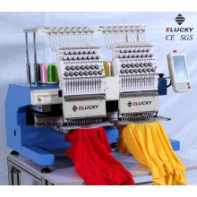 Machine de broderie à bas prix et bon marché machine à broder à 2 têtes informatisée